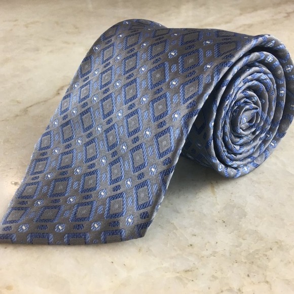 PLATINUM SILK TIE - Picture 14 of 14